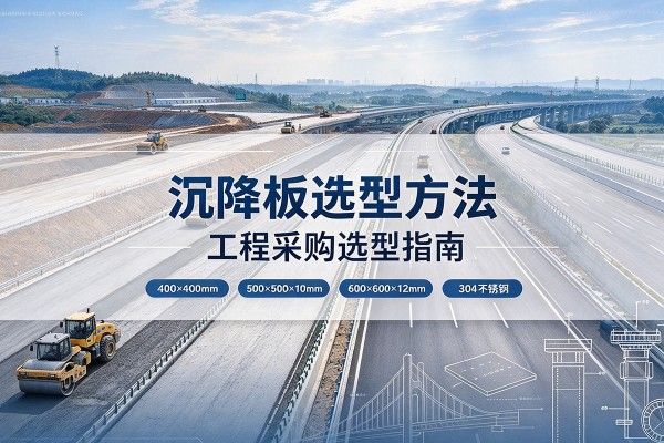广水沉降板选择方法