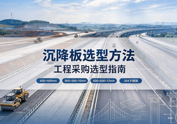 广水沉降板选择方法